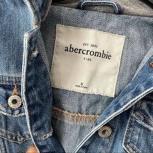 Coats | Abercrombie Hooded Denim Jacket 